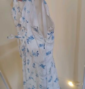 Nuon White Floral  Dress
