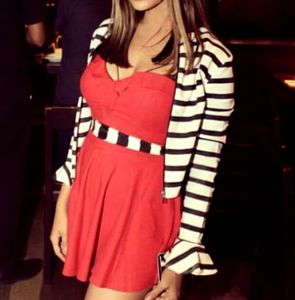 Red micro mini Skater Dress - Valentine’s