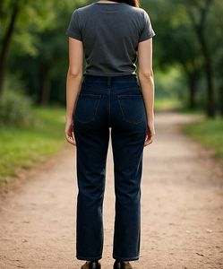 Dark Wash Flare Leg Jeans