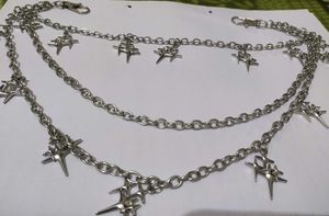 Star Charm Chain Belt