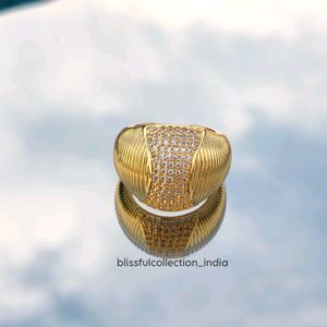 18k Gold Plated Bossy Ring
