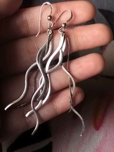 925 Sterling/Real Silver Dangler Earrings