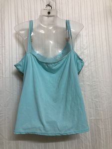 Mode Blue Sleeveless Top