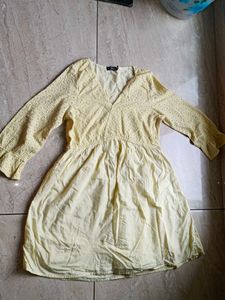 Yellow Mini Dress