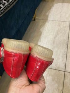 Red Bow Mary Janes