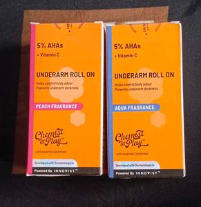 (Pack of 2 ) Chemist at play underarm Roll on