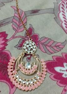Pink Stone Jewelry Set