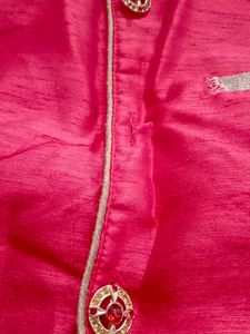 Pink &amp; Golder Kurta Set