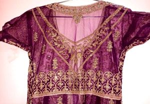Transparent Ethnic Net Jacket Overcoat Kurti Shrug