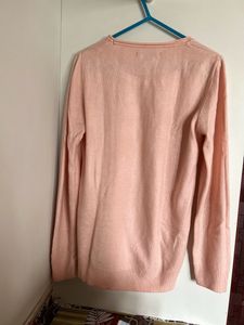 Peach color perfect office wear cute sweater