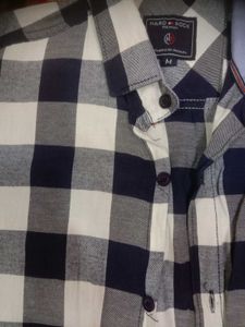 An Oversized Check T Shirt