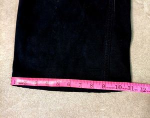 Ripped Wide Leg Black Jeans