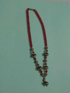 Red Beaded Necklace