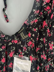 Floral Print Crop Top