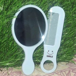 Cute Mirror &amp; Comb Set