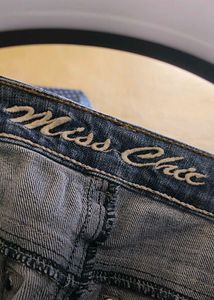 Embellished Pocket Denim Jeans