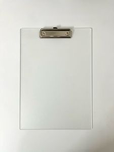 Muji A4 Clear Acrylic Clipboard