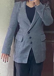Grey Casual Blazer