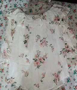Korean Floral Blouse