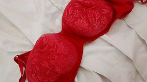 Beautiful Red Padded Bra