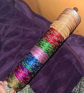 Metal Bangles Multicolor SET