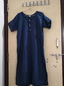 Navy Blue Kurta