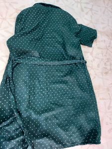 Bossini Women Green Printed A- line Dress