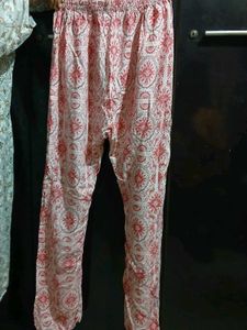 Pink &amp; White Patterned Dress