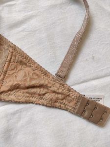 Nude Lace Balconette Bra For Women