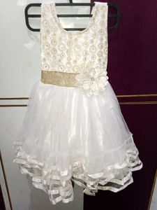 (9month-1.5yr)Fairy White Frock/Gown