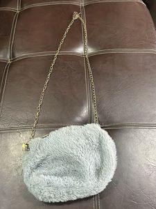 Cute Fuzzy Cat Crossbody Bag