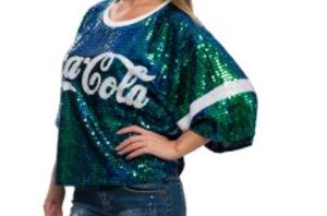 Sequin Coca-Cola Top