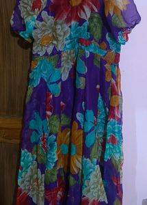 Purple Anarkali