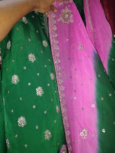 Crepe Silk Designer Suit Set