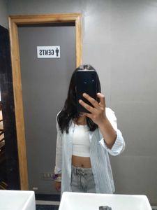 Sleeve Less White Top