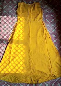 Yellow Anarkali