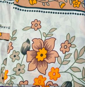 Bedsheet (Pure Cotton) + Pillow Covers