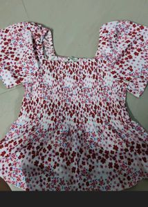 Floral Smocked Top