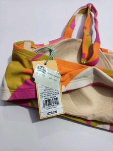 Tropical Print Bikini Set Size Large