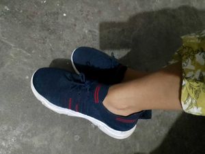 Stylish Blue Sneakers