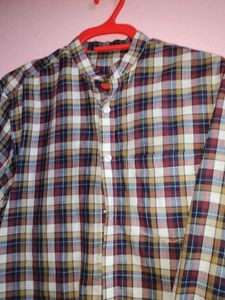 Checked Casual Shirt XL Size