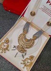 Long Moti Kundan Set