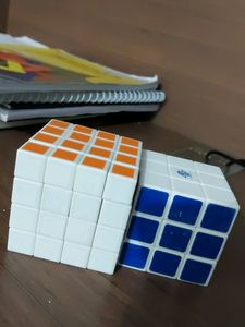 3x3 + 4x4 Rubiks Cubes