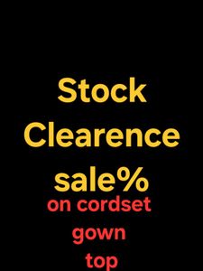 SALE clearance stock %