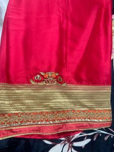 Rust Saree