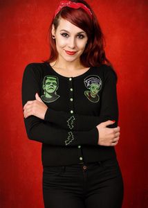 y2k Frankenstein Cardigan