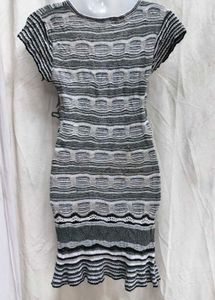 332011. Knit V-Neck Dress