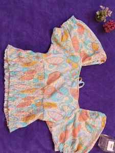 Madame Floral Print Top L-XL SIZE