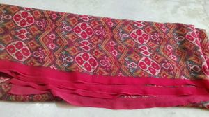 Rajwadi Semi Chiffon Printed Saree  ♥️