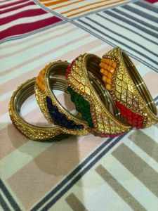 Colorful Stone Bangles